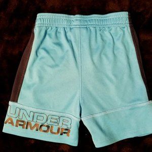 Under Armour Canoe Blue Stunt Shorts For Boys.